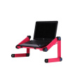 Bureau d&#39;alliage en aluminium fixe personnalisé High Adjustable Notebook ordinateur portable support de table de table pour lit